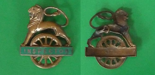 Enamel cap badge inspector - cap,