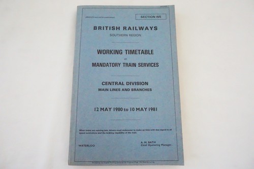 1984 southern region railway - southern,