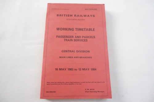 1983 southern region - southern, railway