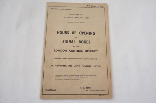 1965 southern region railway - region,