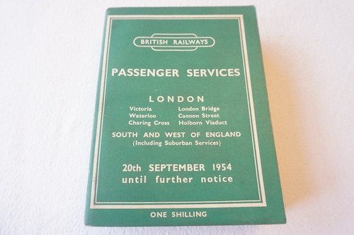 Sept 1954 southern region - sept,