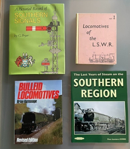 Southern region steam books - 4x,