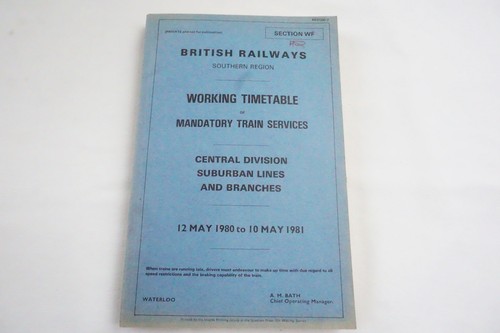 1980 southern region railway - 1980,