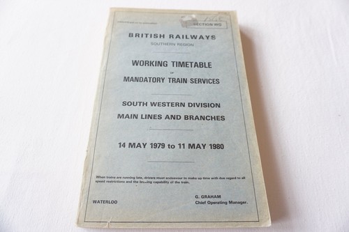 May 1979 southern region - may,
