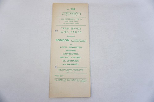 1958 hastings lewes southern - hastings,