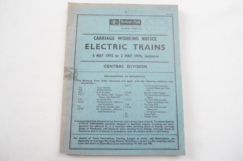 1975 carriage working notice - carriage,